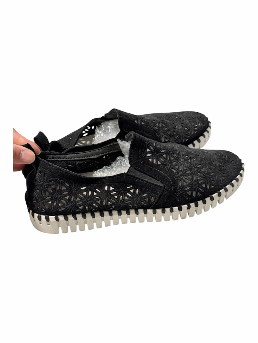 Ilse Jacobsen Tulip mens boa shoes in black 38